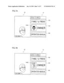 PROGRAM AND INFORMATION PROCESSING DEVICE ALLOWING STORAGE OF INFORMATION FOR IDENTIFYING USER diagram and image