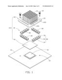 HEAT SINK DEVICE WITH A SHIELDING MEMBER diagram and image