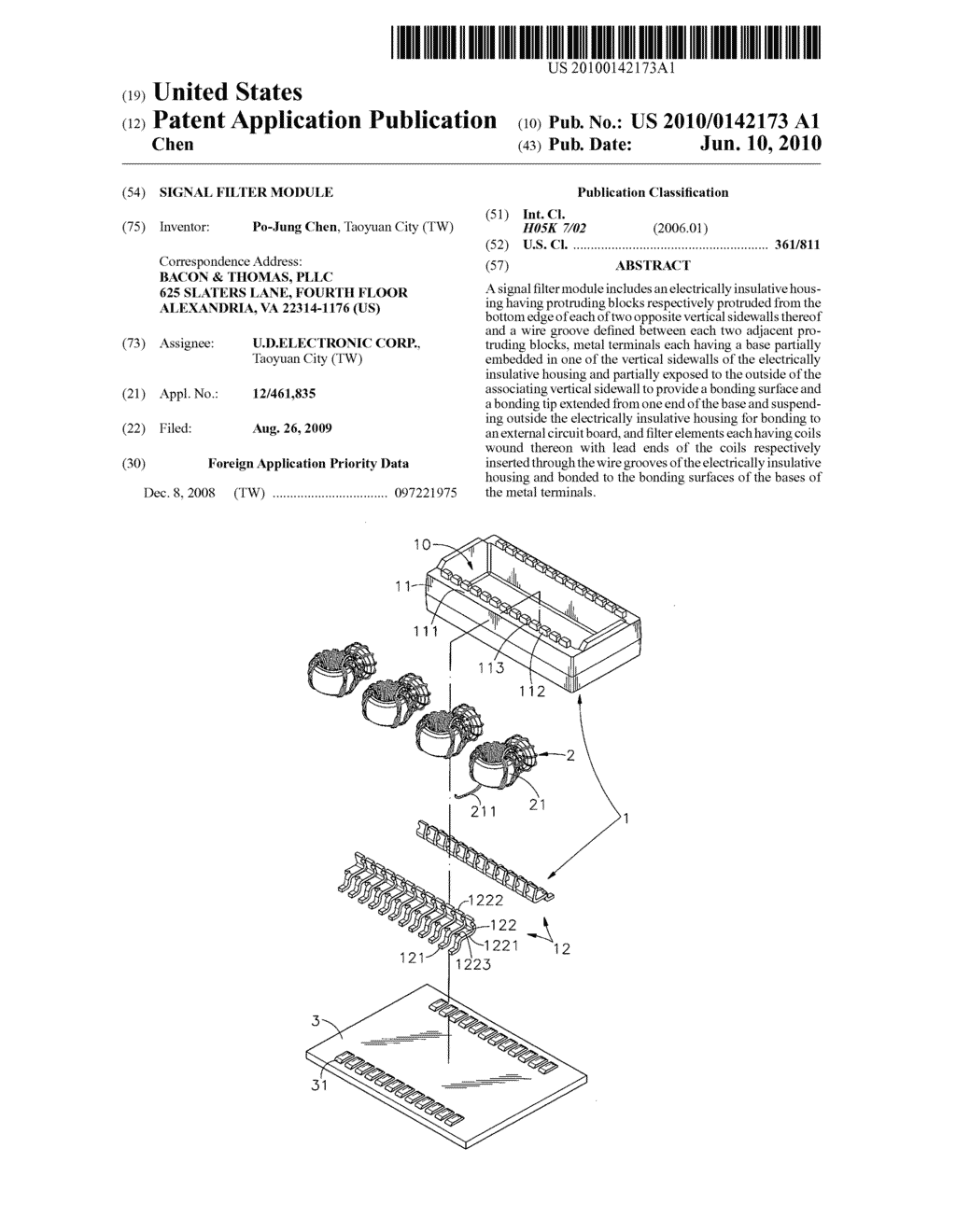 Signal filter module - diagram, schematic, and image 01