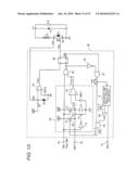 Switching power source device and switching power source control circuit diagram and image