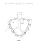 MIXER BLADE ATTACHMENT WITH FLEXIBLE FINS diagram and image