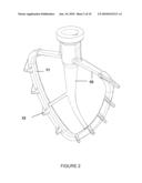 MIXER BLADE ATTACHMENT WITH FLEXIBLE FINS diagram and image