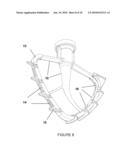 MIXER BLADE ATTACHMENT WITH FLEXIBLE FINS diagram and image