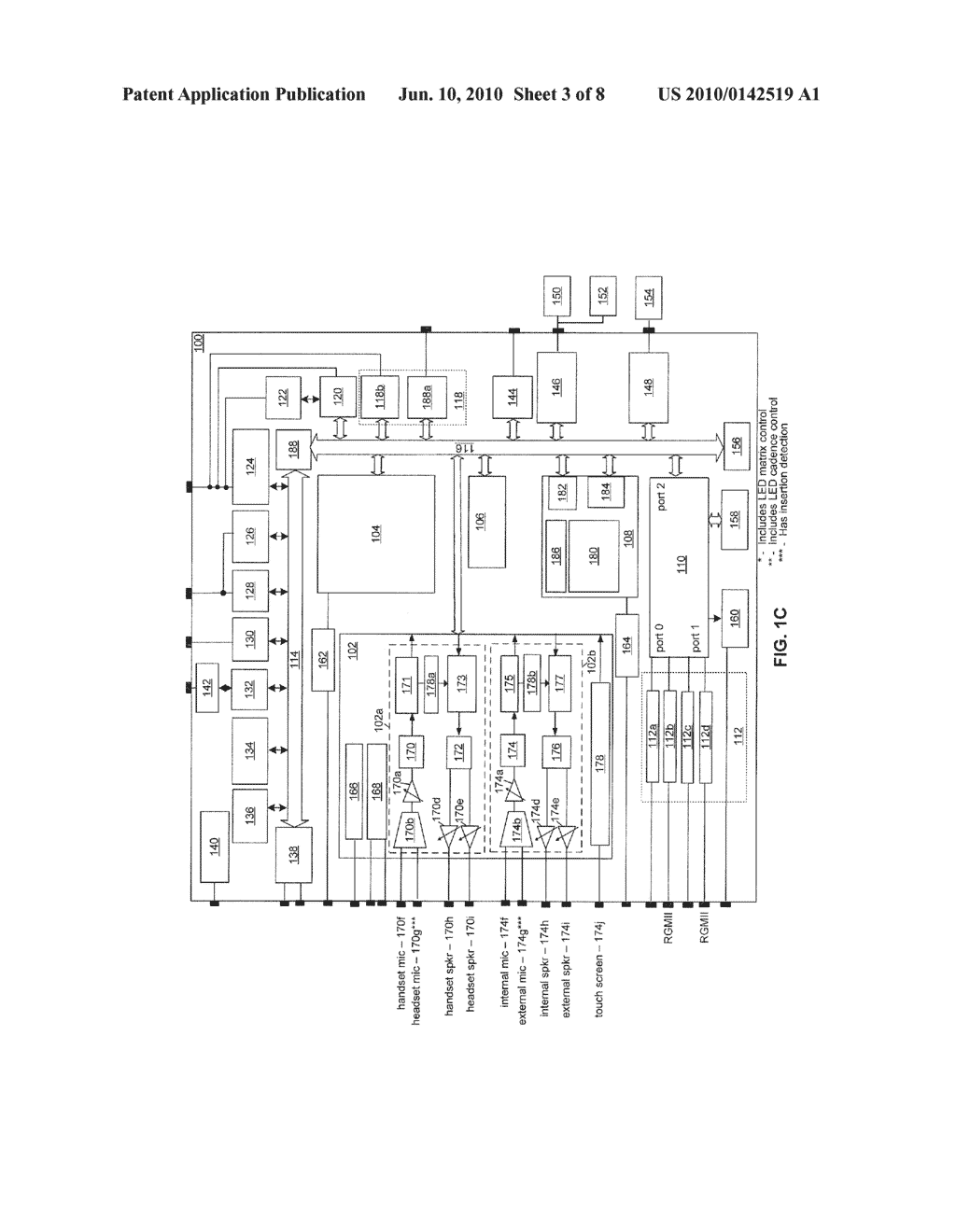 METHOD AND SYSTEM FOR AN ETHERNET IP TELEPHONE CHIP - diagram, schematic, and image 04