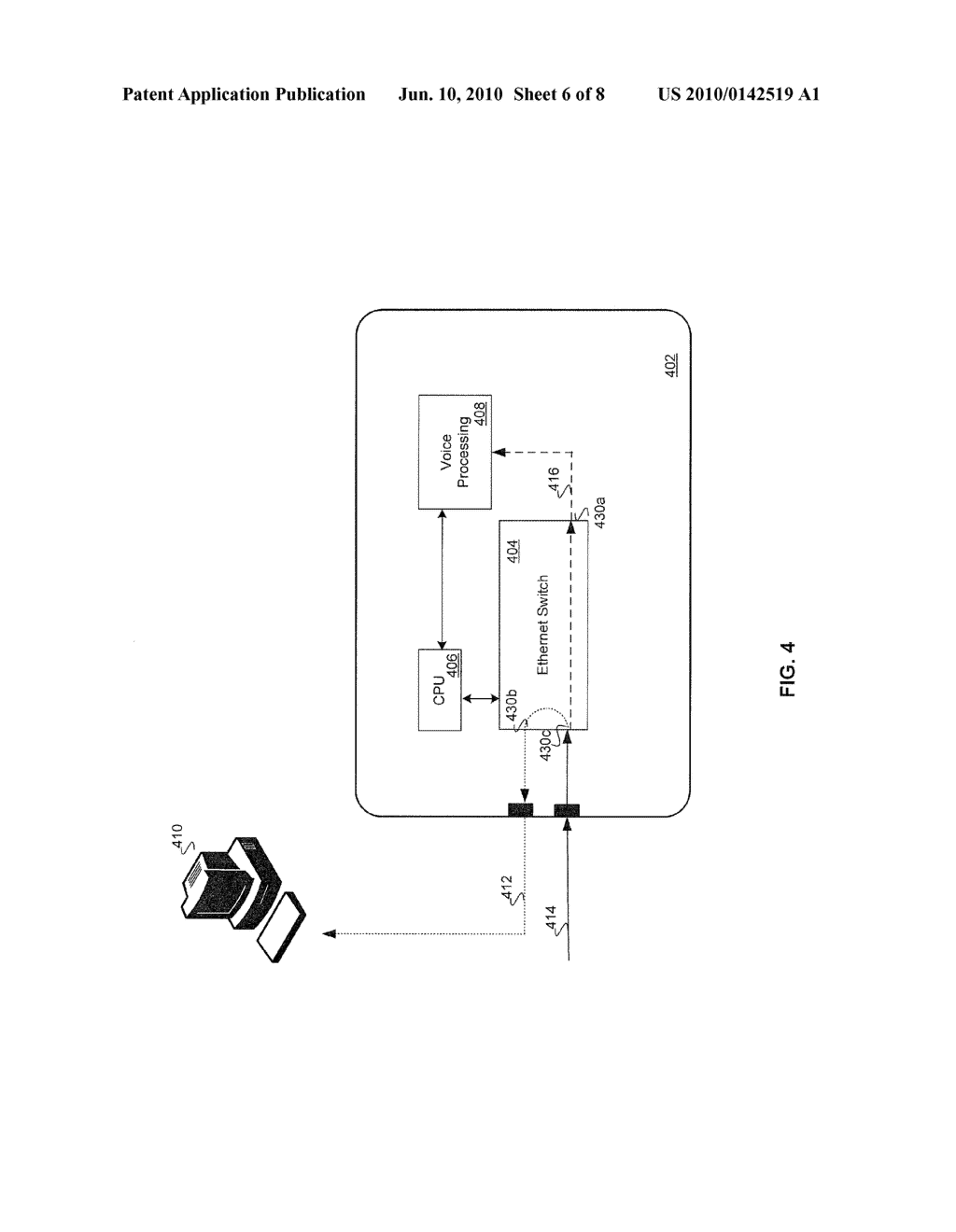 METHOD AND SYSTEM FOR AN ETHERNET IP TELEPHONE CHIP - diagram, schematic, and image 07