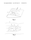 WIND TURBINE BLADE WITH INTEGRATED STALL SENSOR AND ASSOCIATED METHOD OF DETECTING STALL OF A WIND TURBINE BLADE diagram and image