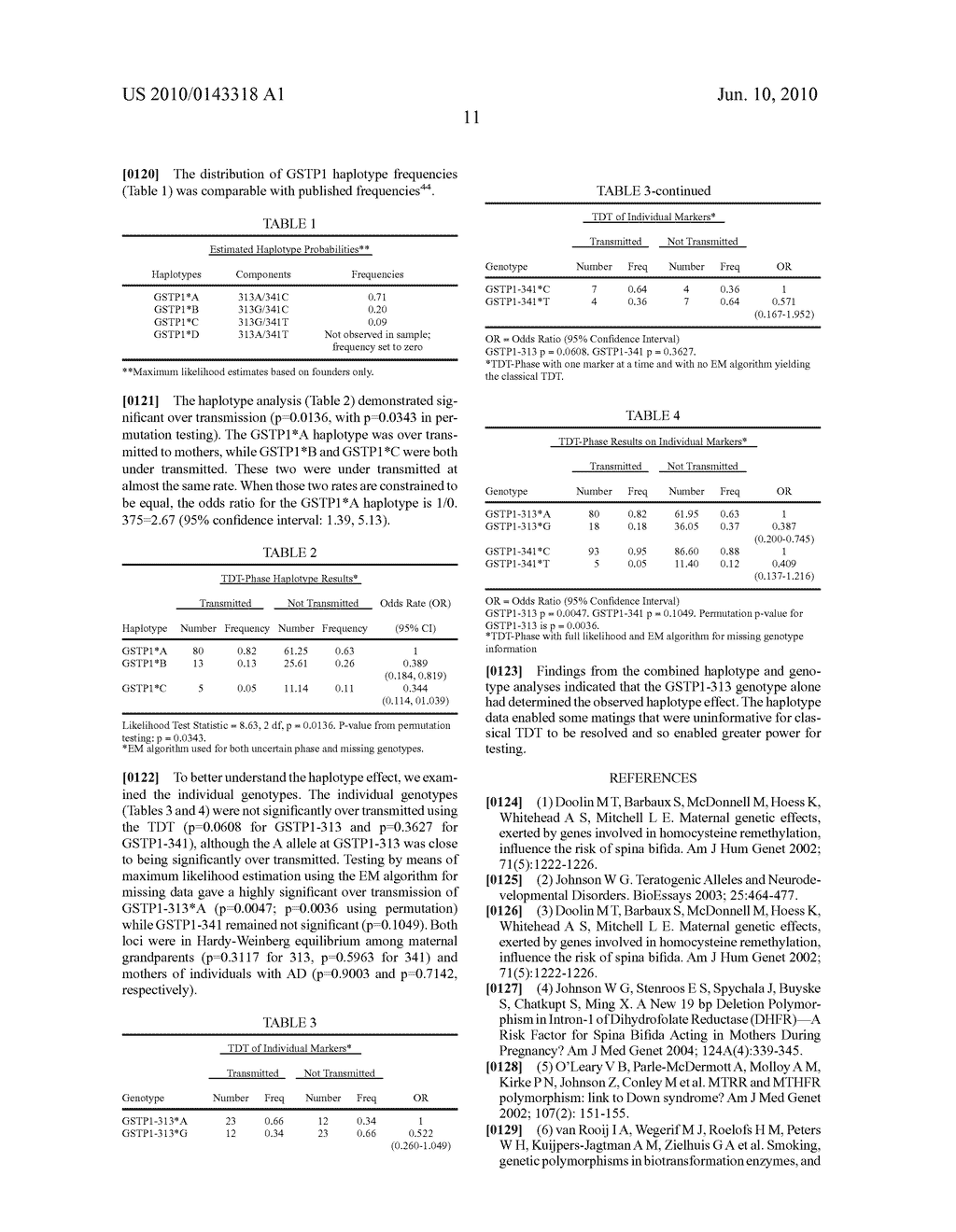 GSTP1 AS TERATOGENIC ALLELE FOR AUTISM AND ASSAYS AND METHODS BASED THEREON - diagram, schematic, and image 12