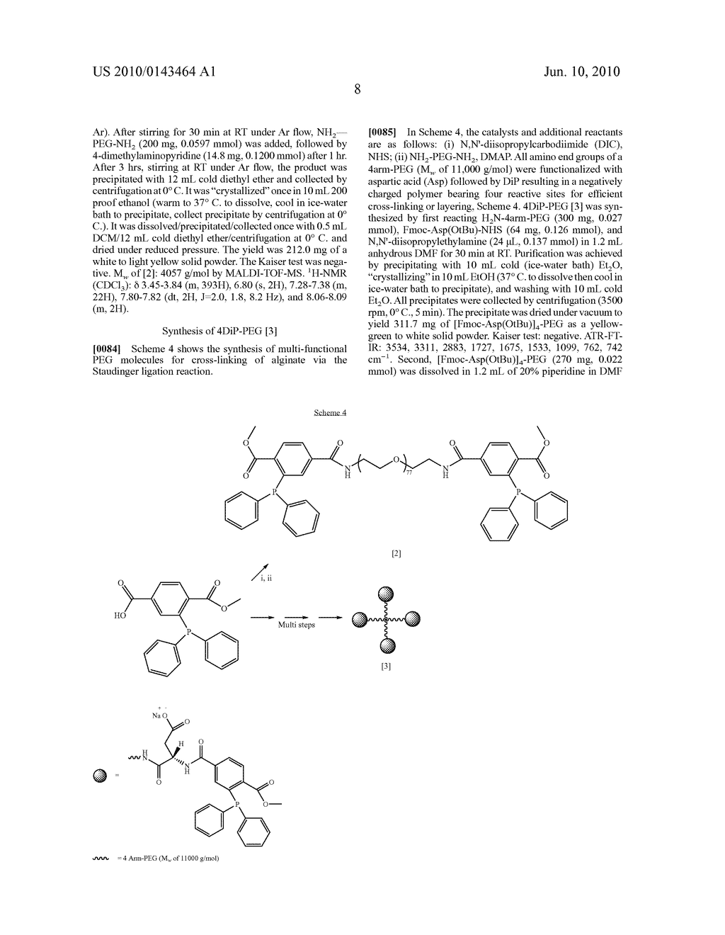 CROSS-LINKED ALGINATE-POLYALKYLENE GLYCOL POLYMER COATINGS FOR ENCAPSULATION AND METHODS OF MAKING THE SAME - diagram, schematic, and image 21