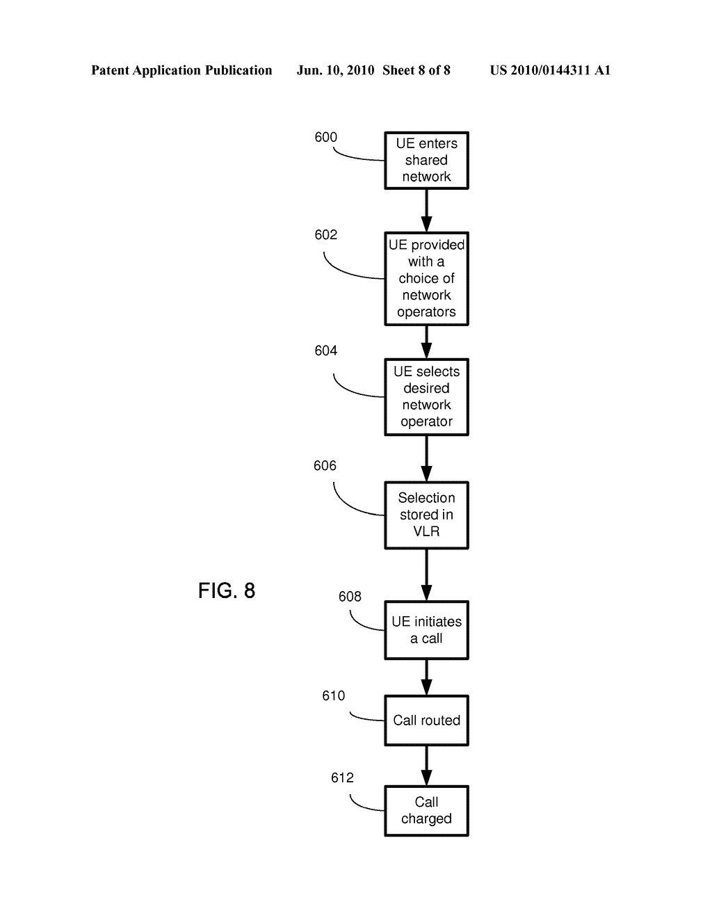 A SYSTEM AND METHOD FOR UTILIZING A SHARED NETWORK HAVING ONE MOBILE NETWORK CODE - diagram, schematic, and image 09
