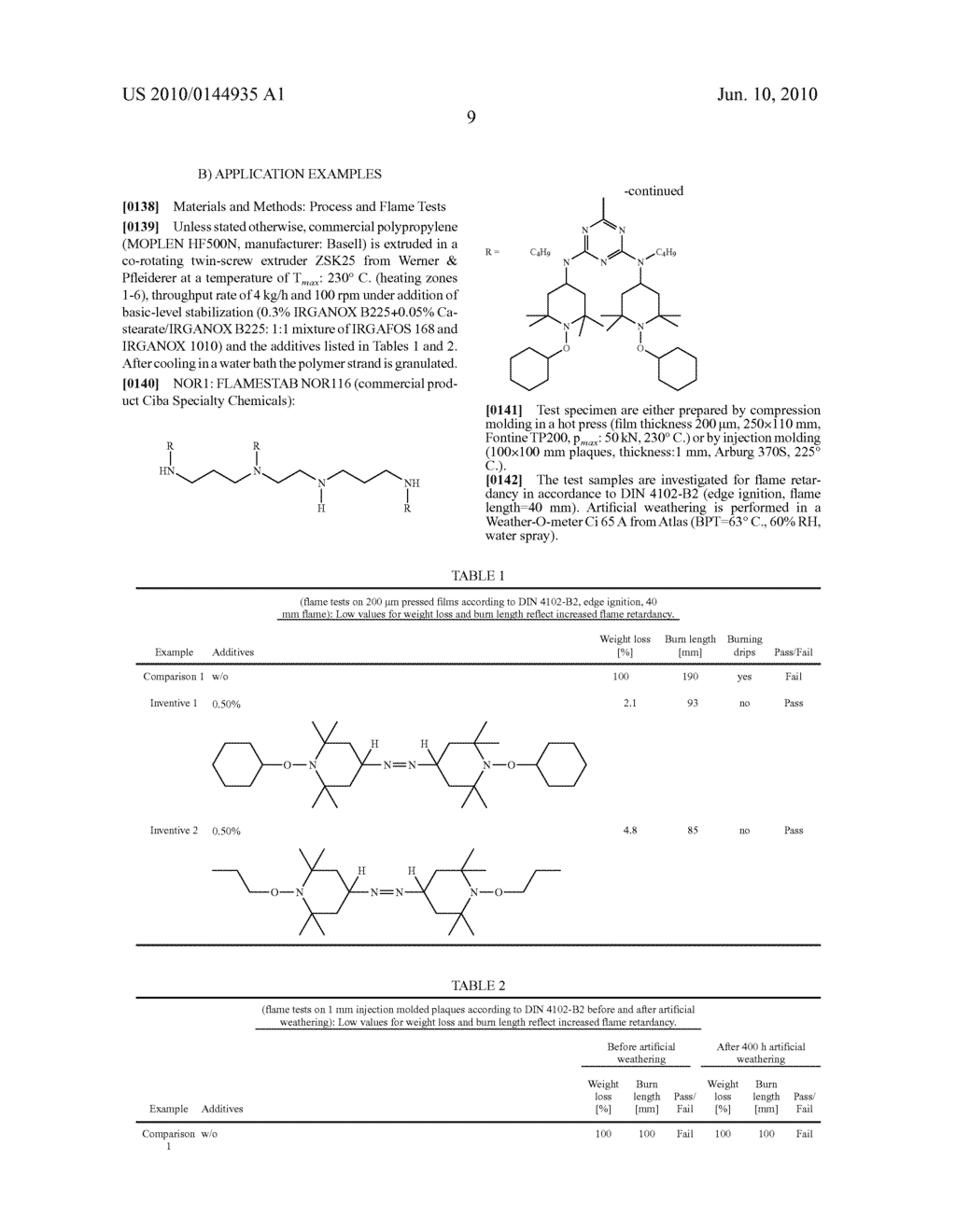 SYMMETRIC AZO COMPOUNDS IN FLAME RETARDANT COMPOSITIONS - diagram, schematic, and image 10