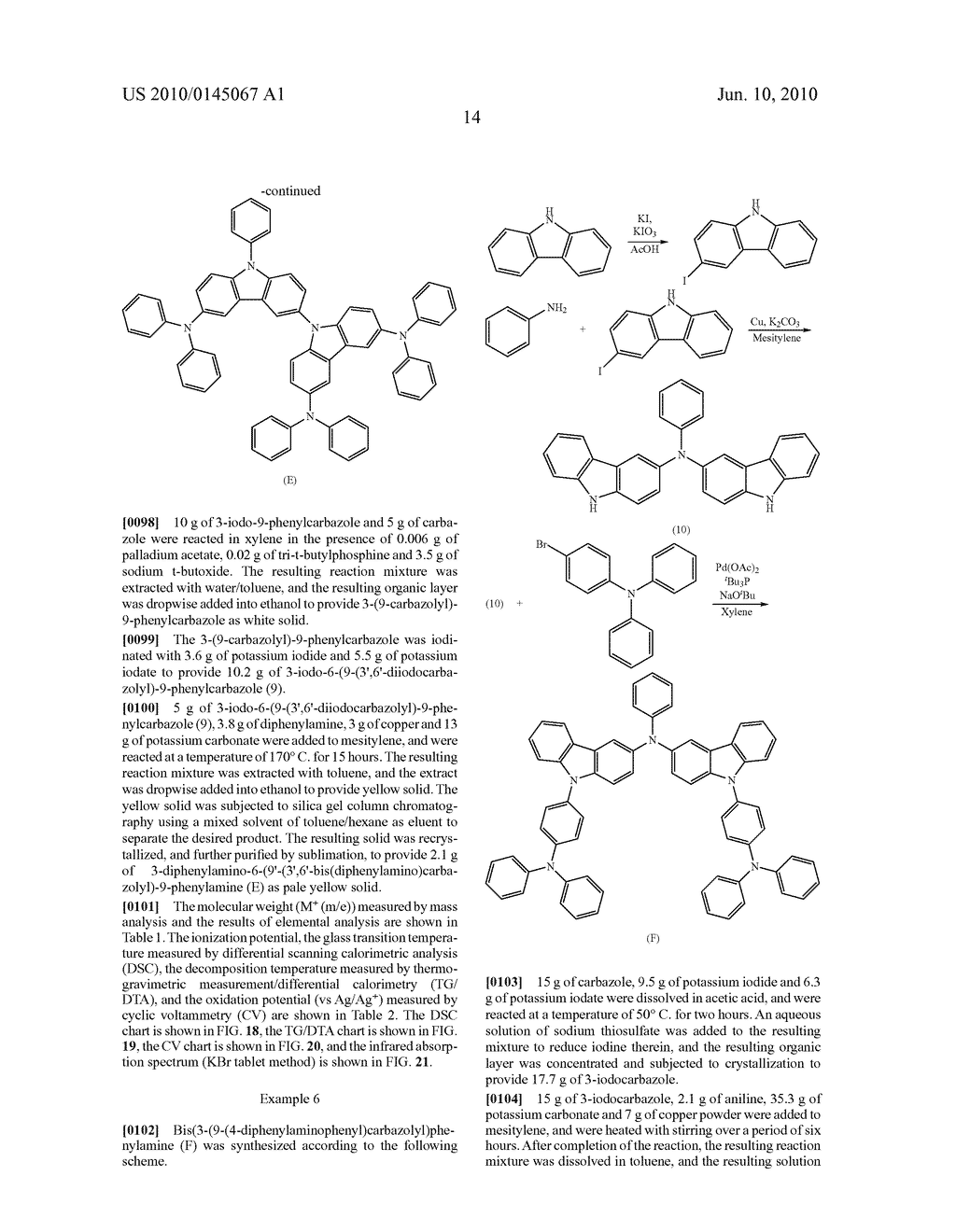NOVEL CARBAZOLES DERIVATIVE AND USE THEREOF - diagram, schematic, and image 54