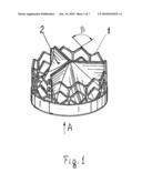 IMPLANTABLE PROSTHETIC VALVE STENT diagram and image