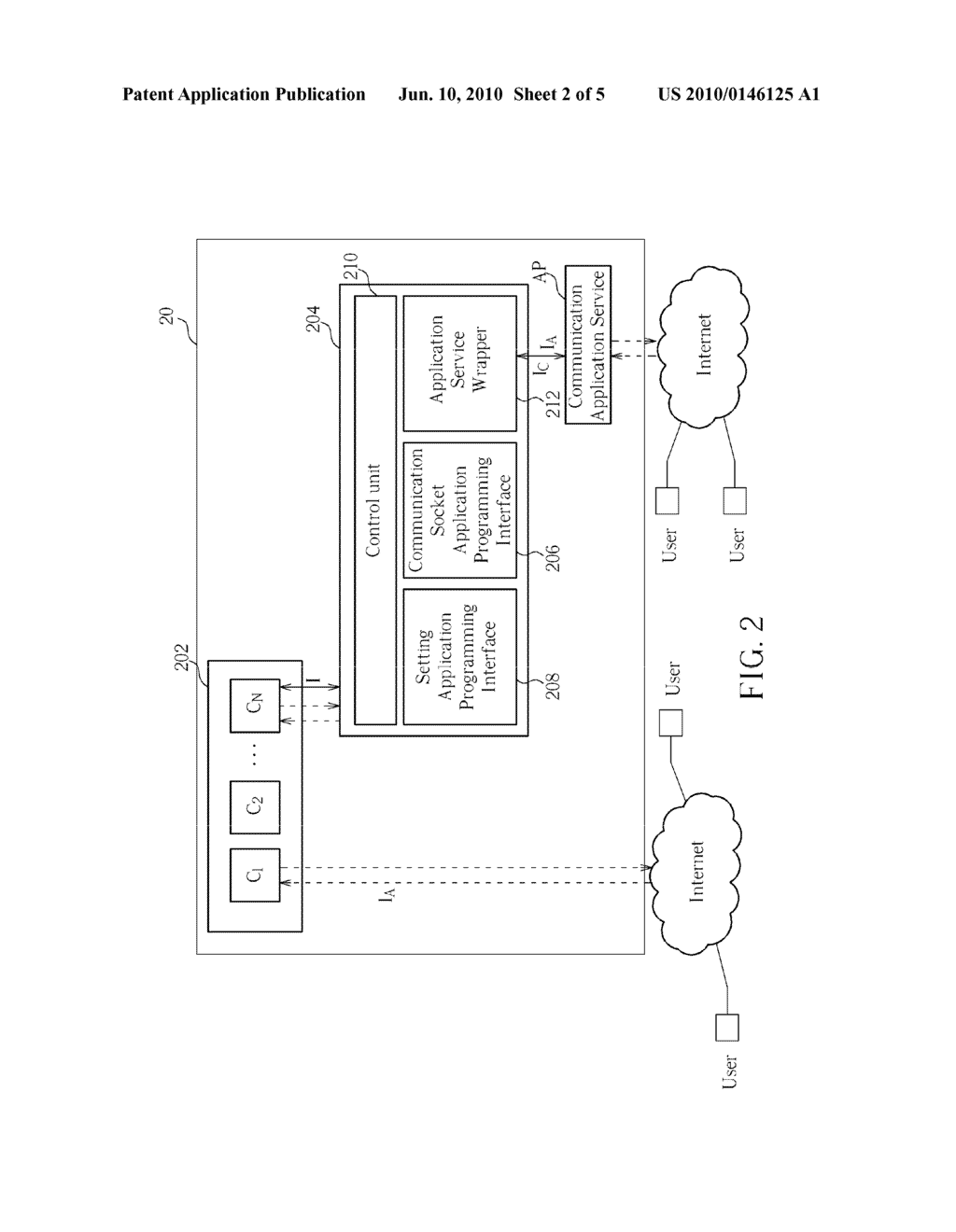 Communication Method Capable of Connecting With a Communication Application Service and Gateway Thereof - diagram, schematic, and image 03