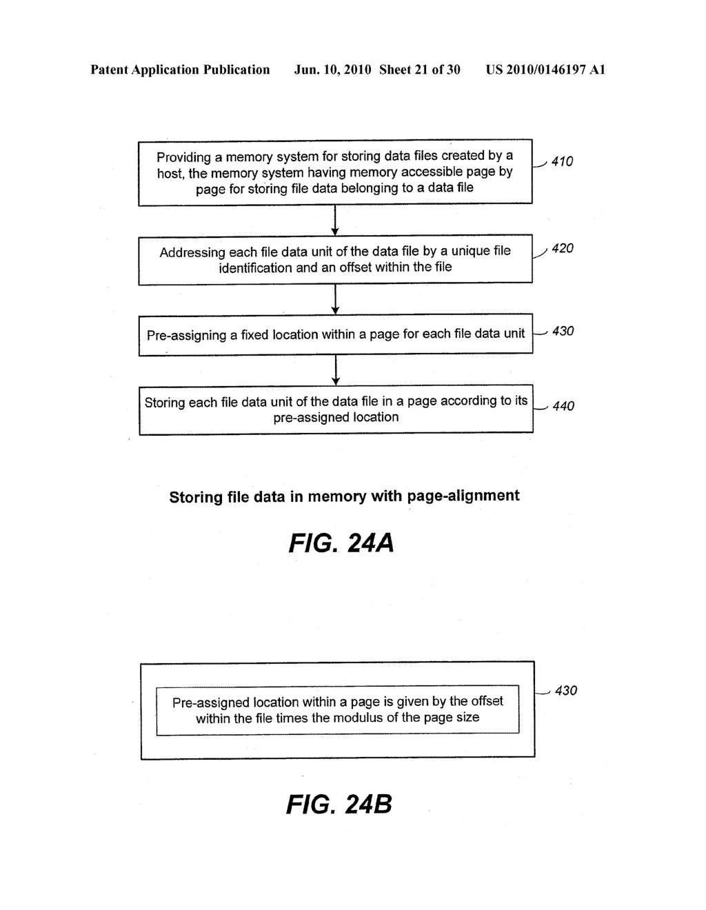 Non-Volatile Memory And Method With Memory Allocation For A Directly Mapped File Storage System - diagram, schematic, and image 22
