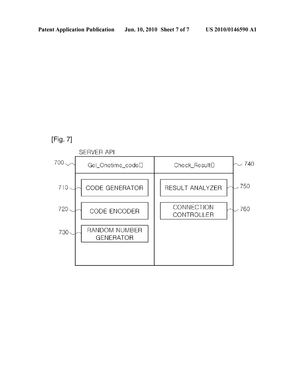 SYSTEM AND METHOD FOR SECURITY USING ONE-TIME EXECUTION CODE - diagram, schematic, and image 08