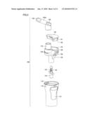 INHALER AND INHALER MOUTHPIECE diagram and image