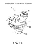 Respiratory Access Port Assembly With Push Button Lock and Method of Use diagram and image