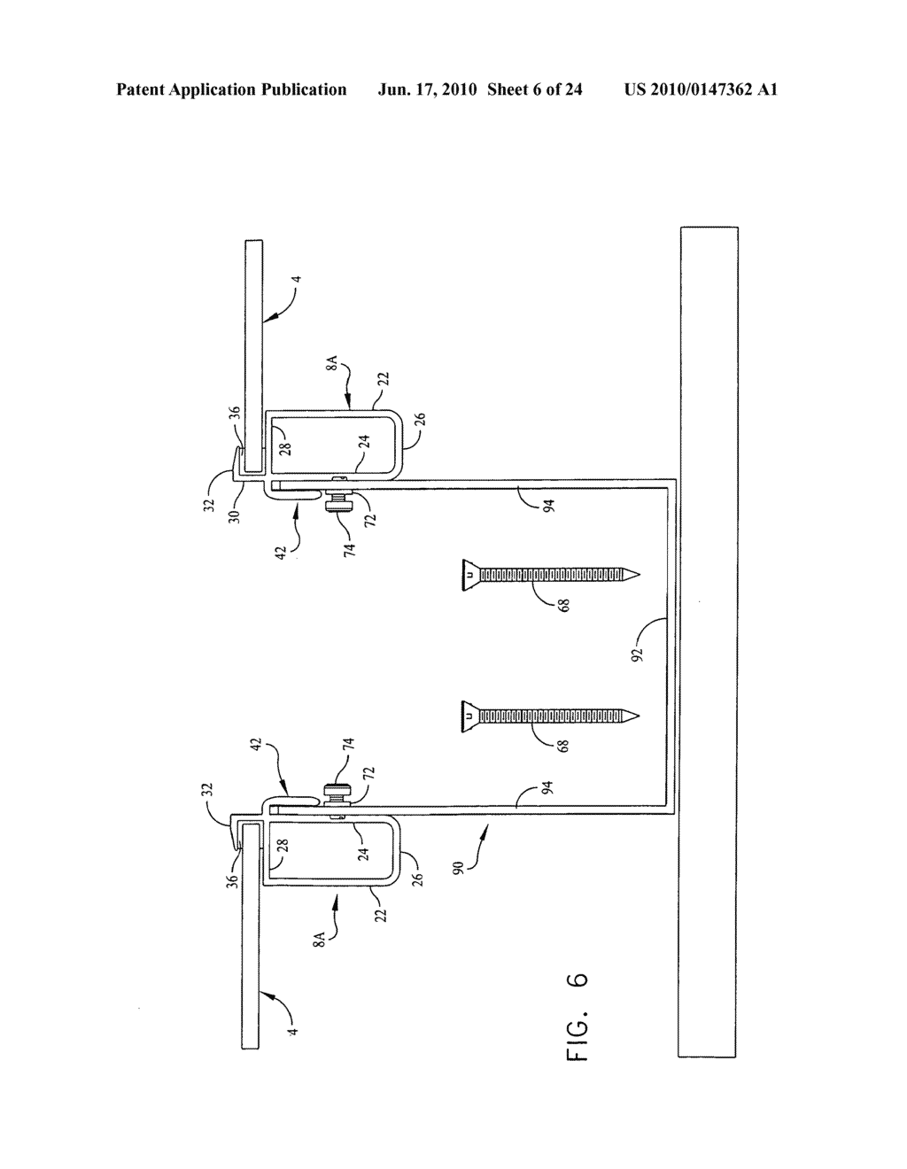 MULTI-FUNCTION FRAME AND INTEGRATED MOUNTING SYSTEM FOR PHOTOVOLTAIC POWER GENERATING LAMINATES - diagram, schematic, and image 07