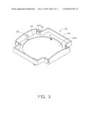 HEAT DISSIPATION DEVICE HAVING A FAN HOLDER FOR ATTACHMENT OF A FAN diagram and image