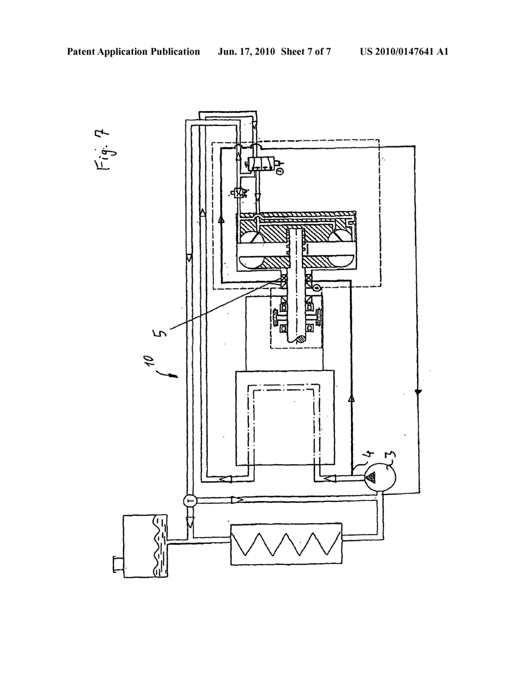 COOLING SYSTEM WITH A DRIVE MOTOR AND A HYDRODYNAMIC MACHINE - diagram, schematic, and image 08