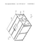 Reusable, Combined Multi-Part Product Shipping Box and Display Tray diagram and image