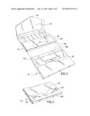 PACKAGING DESIGN WITH SEPARATE COMPARTMENTS diagram and image