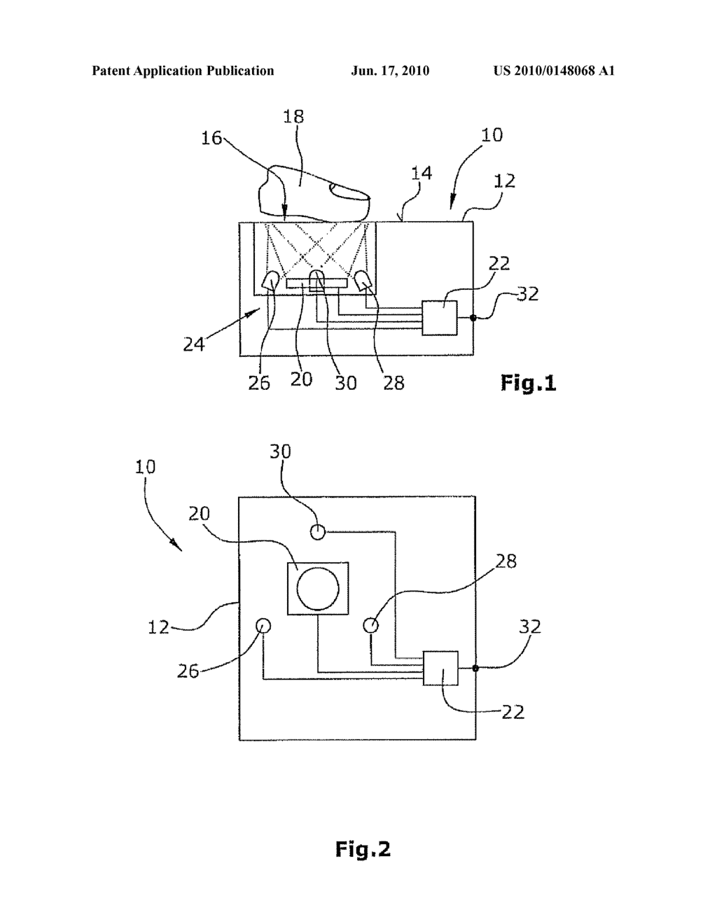 APPARATUS FOR AUTHENTICATING A PERSON OF AT LEAST ONE BIOMETRIC PARAMETER - diagram, schematic, and image 02