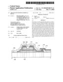 THIN FILM TRANSISTOR AND DISPLAY DEVICE diagram and image