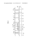 THIN FILM TRANSISTOR ARRAY PANEL WITH COMMON BARS OF DIFFERENT WIDTHS diagram and image