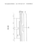 THIN FILM TRANSISTOR ARRAY PANEL WITH COMMON BARS OF DIFFERENT WIDTHS diagram and image