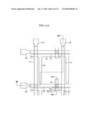 THIN FILM TRANSISTOR ARRAY PANEL WITH COMMON BARS OF DIFFERENT WIDTHS diagram and image