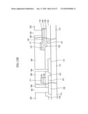 THIN FILM TRANSISTOR ARRAY PANEL WITH COMMON BARS OF DIFFERENT WIDTHS diagram and image