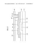 THIN FILM TRANSISTOR ARRAY PANEL WITH COMMON BARS OF DIFFERENT WIDTHS diagram and image