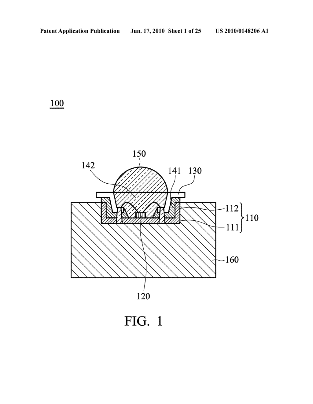 LED package and method of assembling the same - diagram, schematic, and image 02