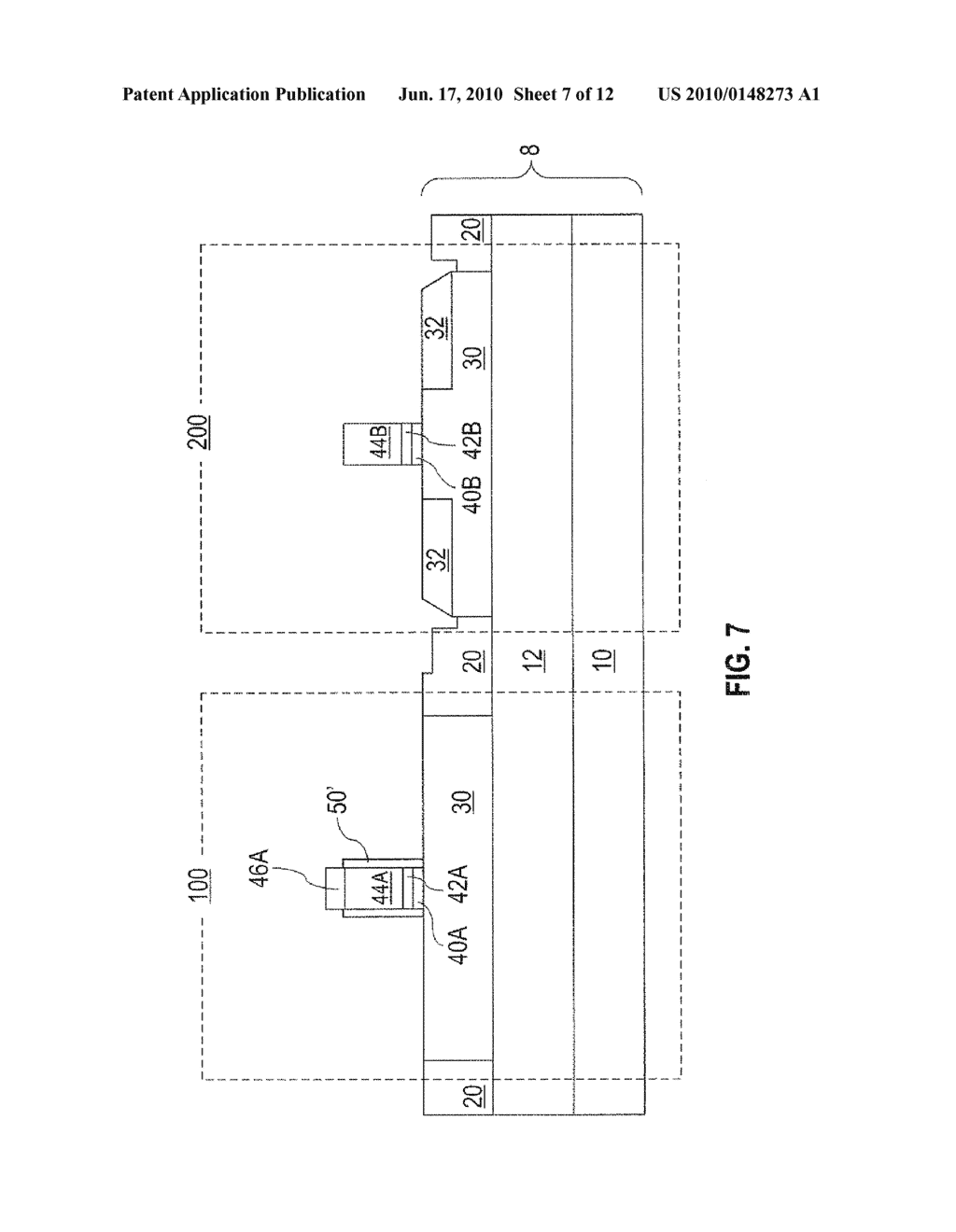 CMOS TRANSISTORS WITH DIFFERENTIAL OXYGEN CONTENT HIGH-K DIELECTRICS - diagram, schematic, and image 08