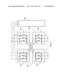 Asynchronous AC induction electrical machines in cross-interlockingly parallel connection diagram and image