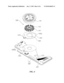 STRUCTURE INCLUDING SPINDLE MOTOR AND PRINTED CIRCUIT BOARD diagram and image