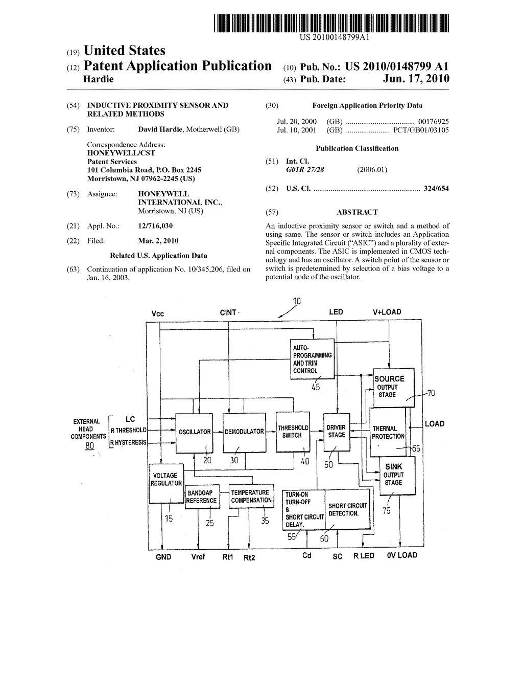 INDUCTIVE PROXIMITY SENSOR AND RELATED METHODS - diagram, schematic, and image 01