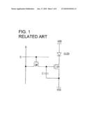 ORGANIC ELECTROLUMINESCENT DISPAY DEVICE diagram and image