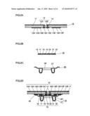 ELECTRONIC CIRCUIT CONNECTION STRUCTURE AND ITS MANUFACTURING METHOD diagram and image