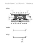 ELECTRONIC CIRCUIT CONNECTION STRUCTURE AND ITS MANUFACTURING METHOD diagram and image