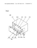 ELECTRONIC CIRCUIT CONNECTION STRUCTURE AND ITS MANUFACTURING METHOD diagram and image