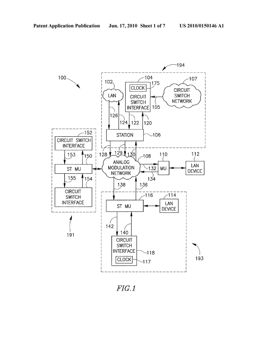 DEVICE, SYSTEM AND METHOD OF COMMUNICATING BETWEEN CIRCUIT SWITCH INTERFACES OVER AN ANALOG MODULATION COMMUNICATION NETWORK - diagram, schematic, and image 02