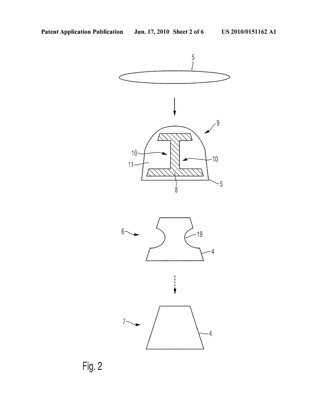 METHOD FOR PRODUCING AN INTEGRAL, REINFORCED FIBRE COMPOSITE COMPONENT AS WELL AS A HOLLOW FIBRE COMPOSITE COMPONENT - diagram, schematic, and image 03
