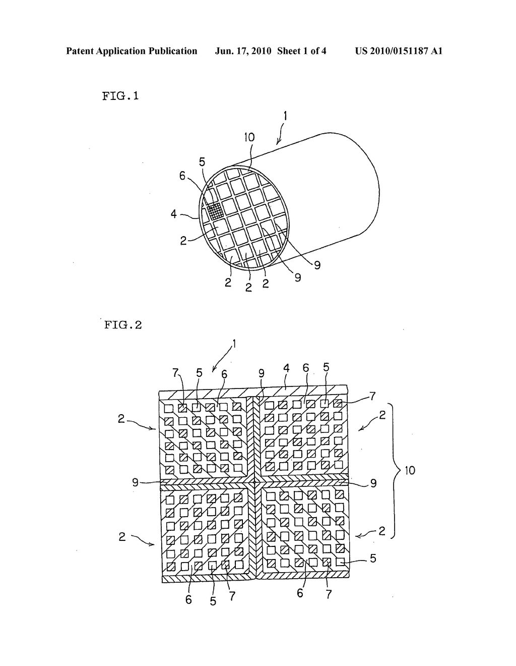 Honeycomb structure - diagram, schematic, and image 02