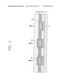 FULL COLOR ORGANIC ELECTROLUMINESCENT DEVICE AND METHOD FOR FABRICATING THE SAME diagram and image