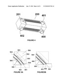 High Speed, Direct Path, Stair-Step, Electronic Connectors with Improved Signal Integrity Characteristics and Methods for their Manufacture diagram and image