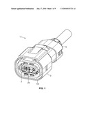 CONNECTOR ASSEMBLY WITH STRAIN RELIEF diagram and image