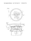 Polishing head for the zonal machining of optical spectacle surfaces diagram and image