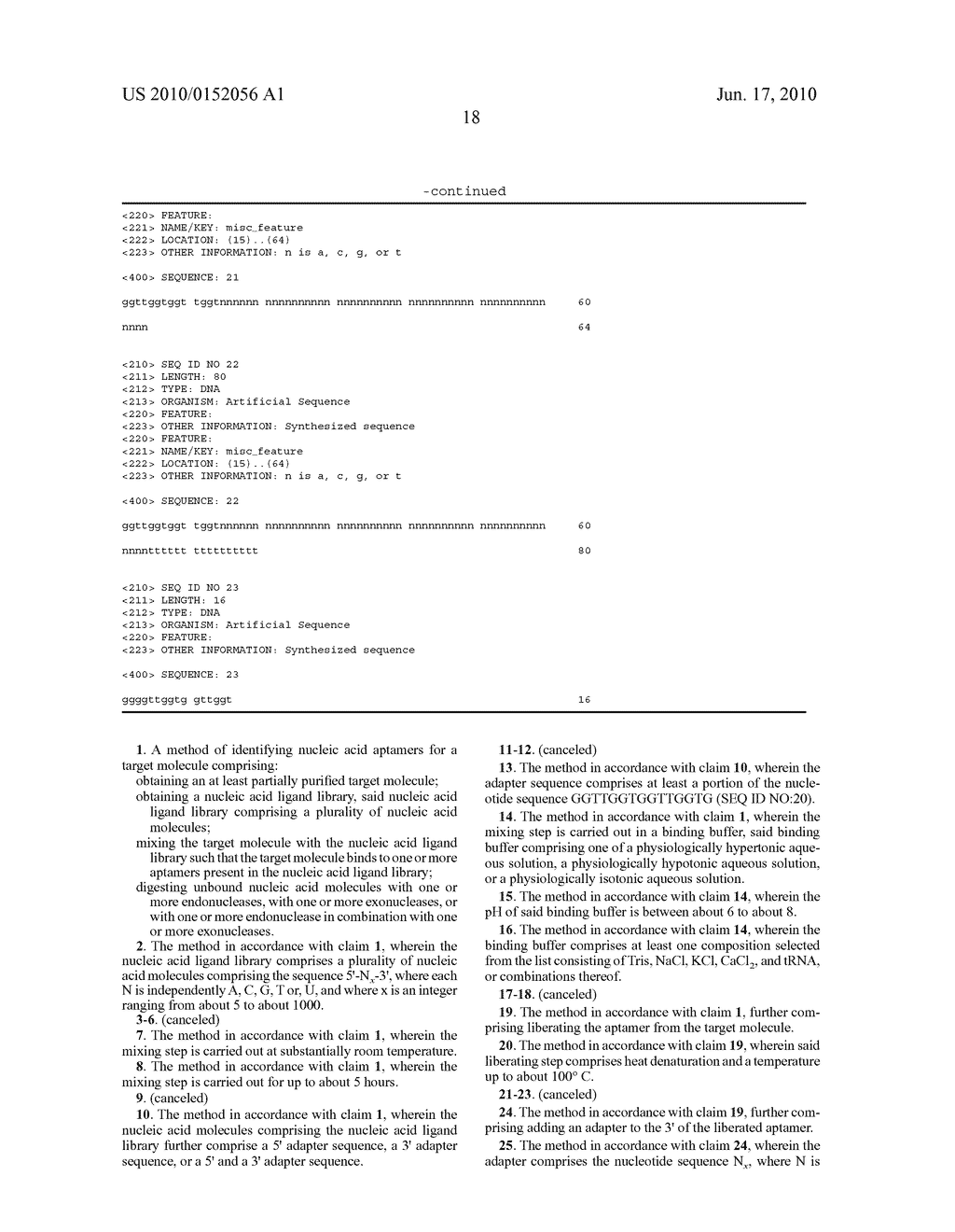 SYSTEMS AND METHODS FOR NUCLEASE-ASSISTED SELECTION AND ACQUISITION OF SINGLE STRANDED DNA OLIGOMER/POLYMER APTAMERS/LIGANDS - diagram, schematic, and image 20